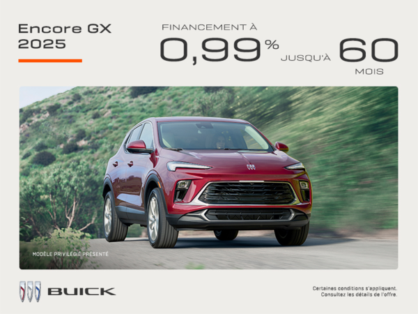 Procurez-vous le Buick Encore GX 2025