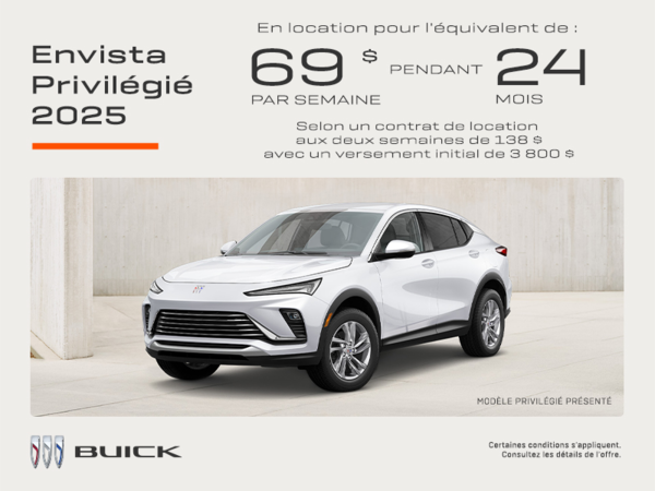 Procurez-vous le Buick Envista 2025
