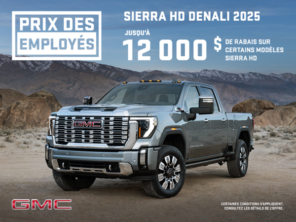 Le GMC Sierra Heavy Duty 2025