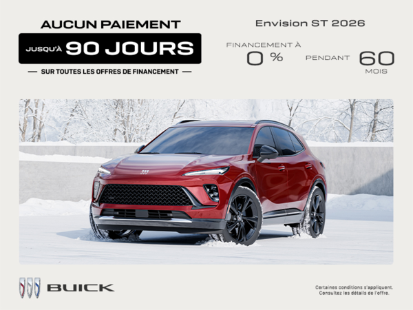 Procurez-vous le Buick Envision 2026