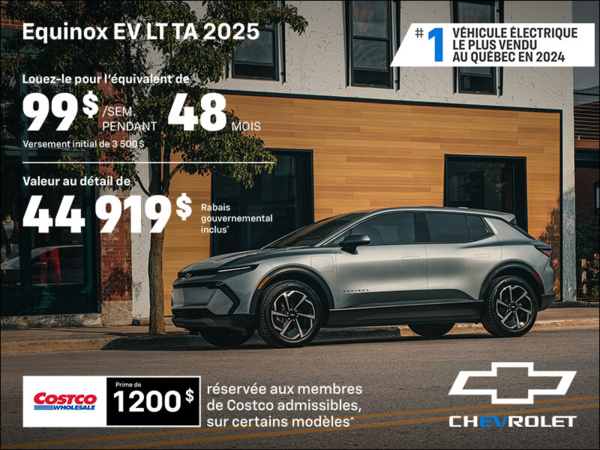 Procurez-vous le Chevrolet Equinox EV 2025