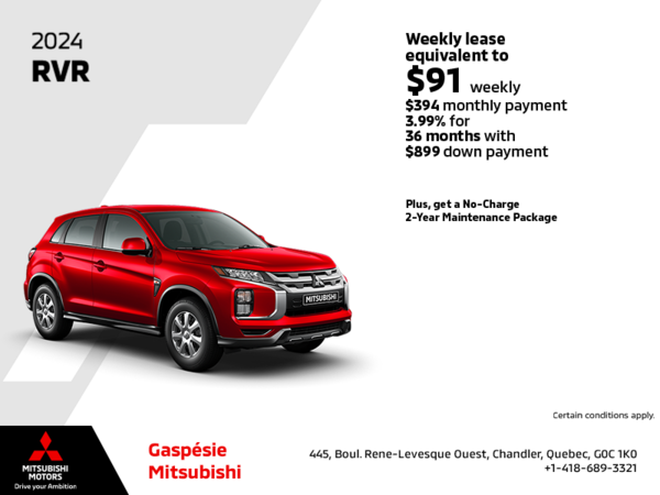 Get the 2024 Mitsubishi RVR