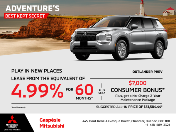Get the 2025 Mitsubishi Outlander PHEV