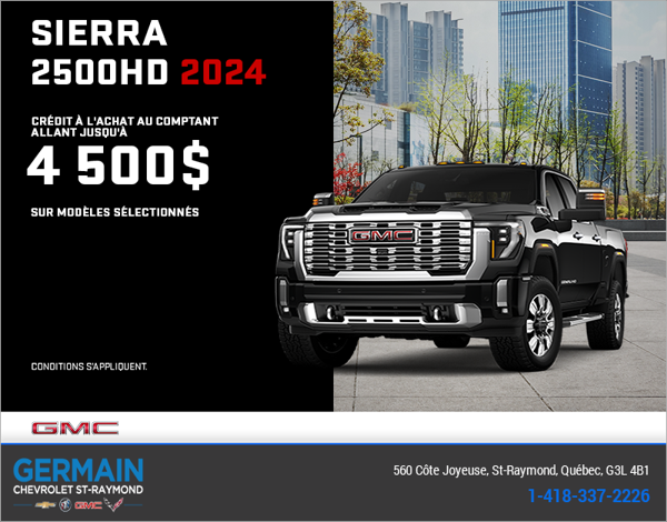 Le GMC Sierra 2500HD 2024