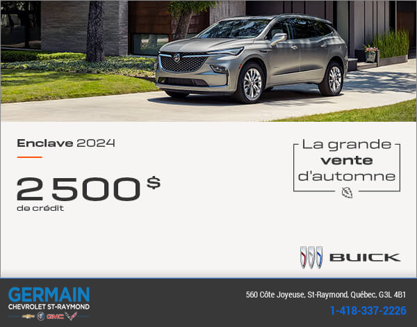 Procurez-vous le Buick Enclave 2024