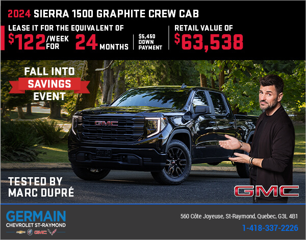 The 2024 GMC Sierra 1500 Graphite