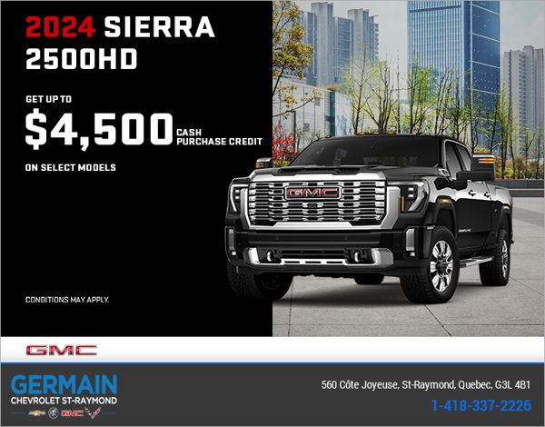 The 2024 GMC Sierra 25000HD