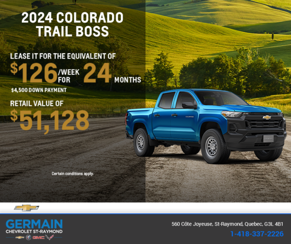 Get the 2024 Chevrolet Colorado