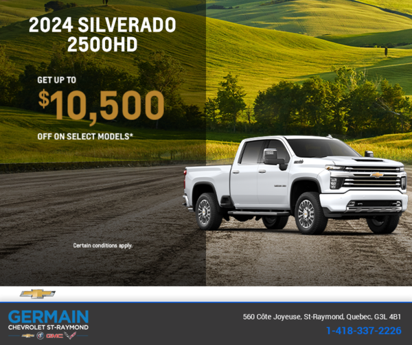 Get the 2024 Chevrolet Silverado 2500HD