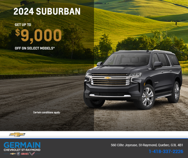 Get the 2024 Chevrolet Suburban