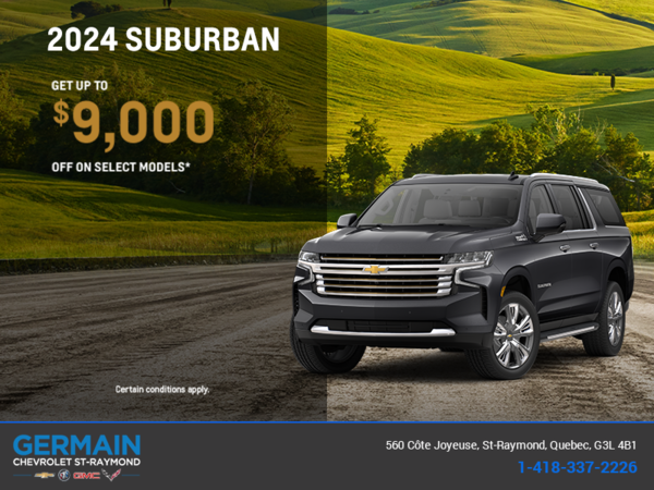 Get the 2024 Chevrolet Suburban