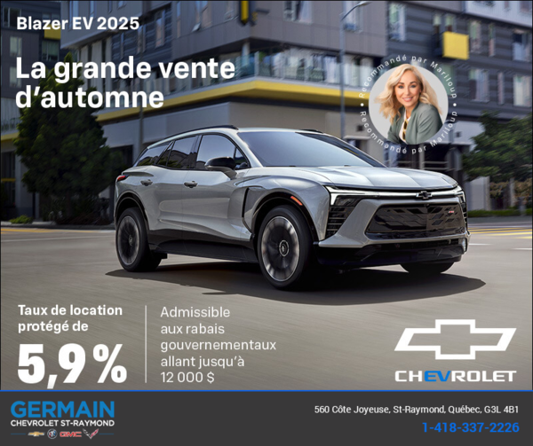 Procurez-vous le Chevrolet Blazer EV 2025