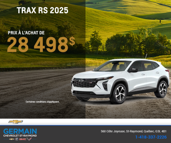 Procurez-vous le Chevrolet Trax 2025