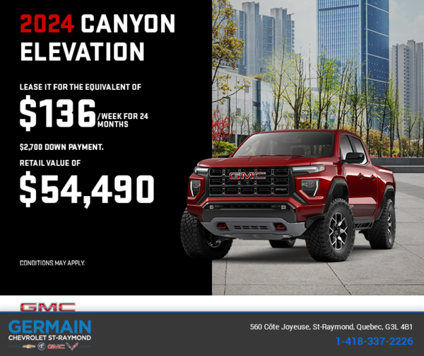 The 2024 GMC Canyon