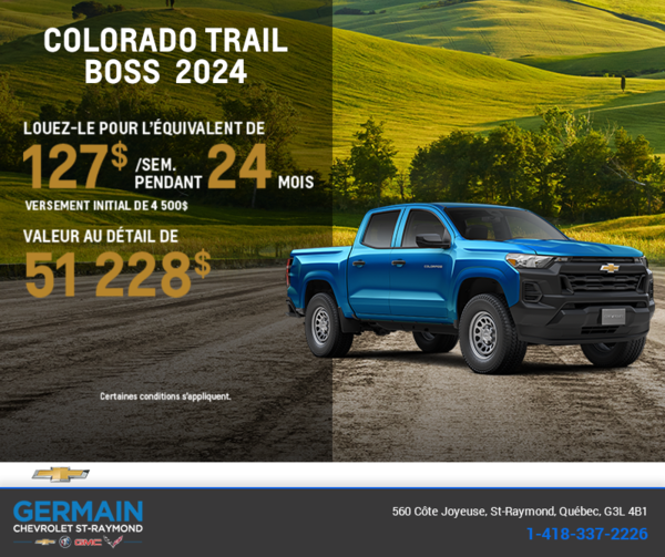 Le Chevrolet Colorado 2024