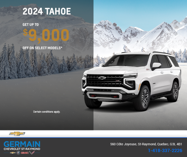 Get the 2024 Chevrolet Tahoe