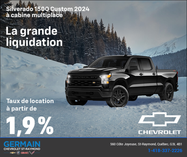 Procurez-vous le Chevrolet Silverado 1500 2024