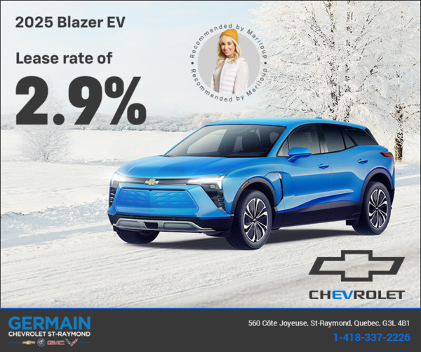 Get the 2025 Chevrolet Blazer EV