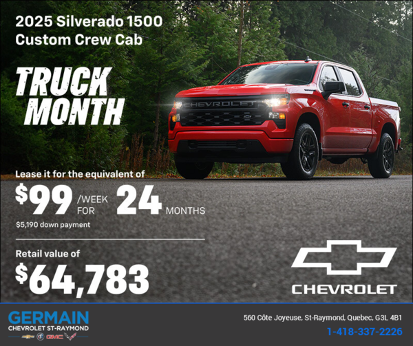 Get the 2025 Chevrolet Silverado 1500