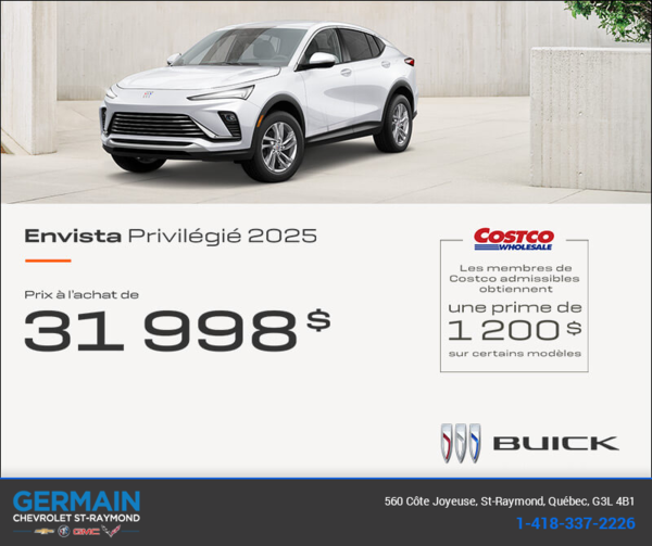 Procurez-vous la Buick Envista 2025