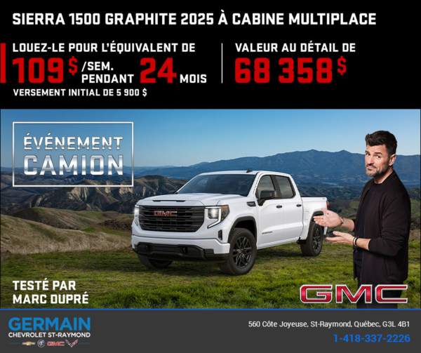 Le GMC Sierra 1500 2025
