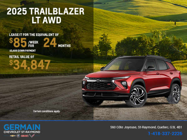 Get the 2025 Chevrolet Trailblazer LT AWD
