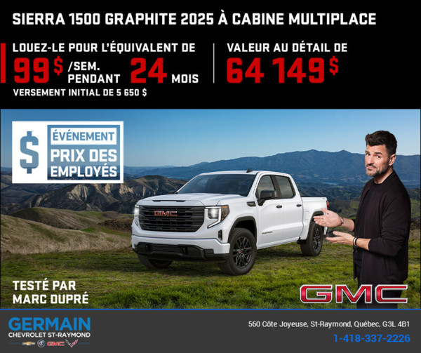 Le GMC Sierra 1500 2025