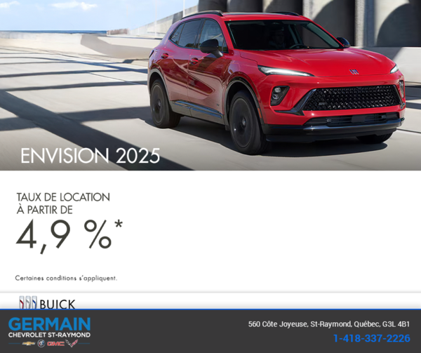 Procurez-vous la Buick Envision 2025