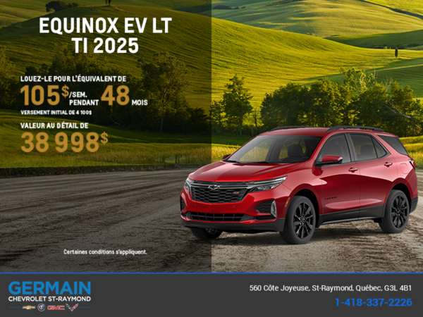 Procurez-vous le Chevrolet Equinox LT TI 2025