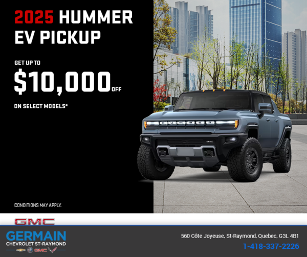 The 2025 GMC Hummer EV Pickup