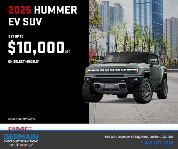 The 2025 GMC Hummer EV SUV