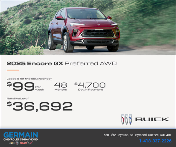 Get the 2025 Buick Encore GX