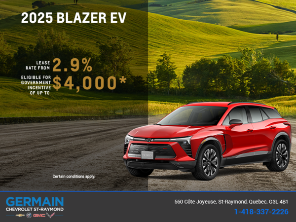 Get the 2025 Chevrolet Blazer EV