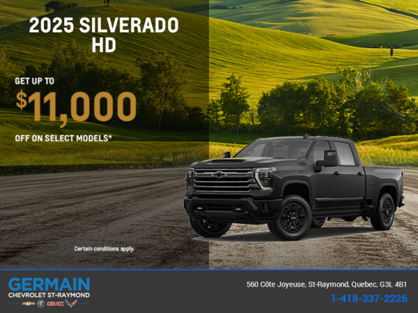 Get the 2025 Chevrolet Silverado HD
