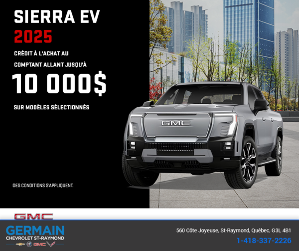 Le GMC Sierra EV 2025