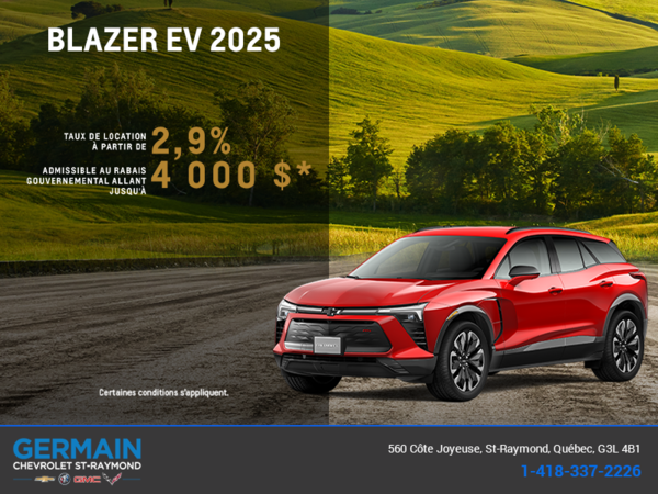 Procurez-vous le Chevrolet Blazer EV 2025