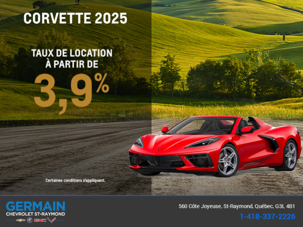 Procurez-vous le Chevrolet Corvette 2025