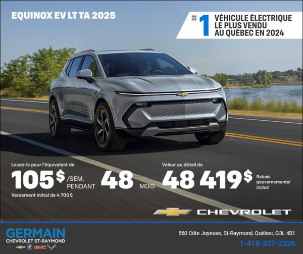 Procurez-vous le Chevrolet Equinox EV 2025