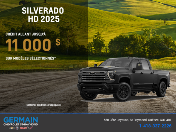 Procurez-vous le Chevrolet Silverado HD 2025