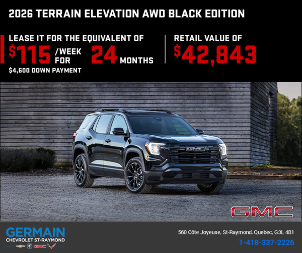 The 2026 GMC Terrain