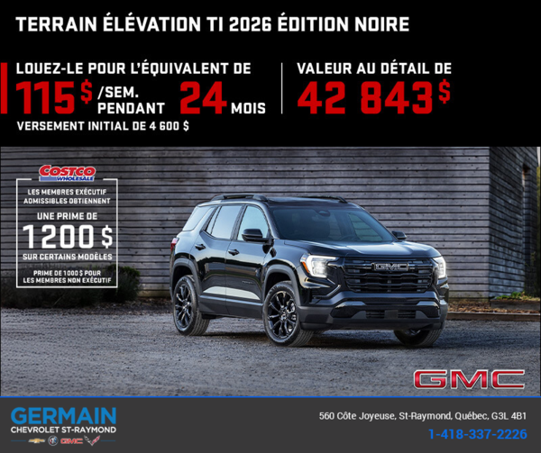 Le GMC Terrain 2026