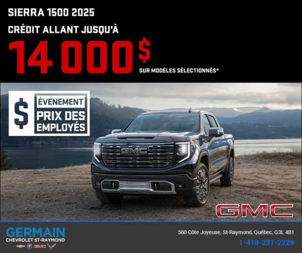 Le GMC Sierra 1500 2025