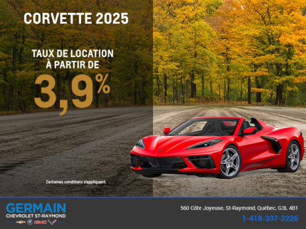 Procurez-vous le Chevrolet Corvette 2025