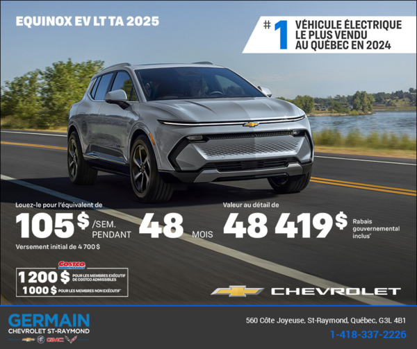 Procurez-vous le Chevrolet Equinox EV 2025