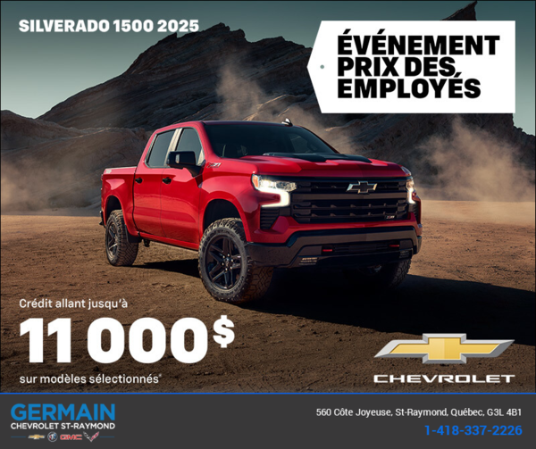 Procurez-vous le Chevrolet Silverado 1500 2025