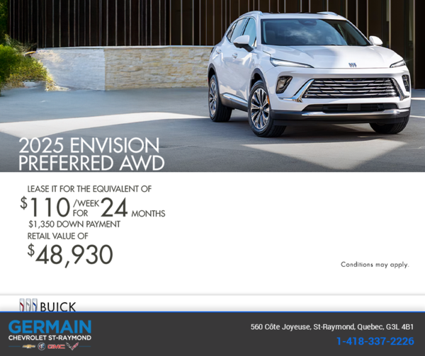 Get the 2025 Buick Envision Preferred AWD