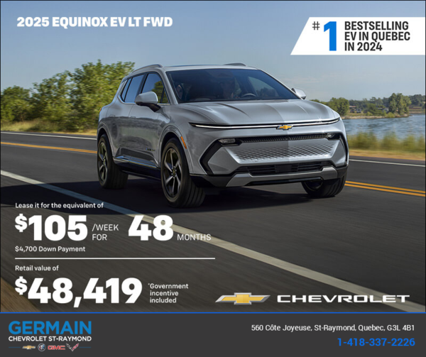 Get the 2025 Chevrolet Equinox EV