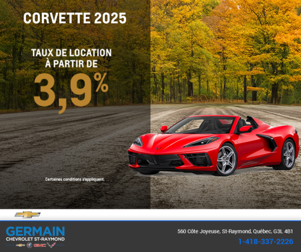 Procurez-vous le Chevrolet Corvette 2025