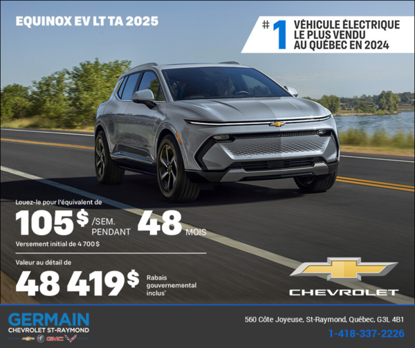 Procurez-vous le Chevrolet Equinox EV 2025
