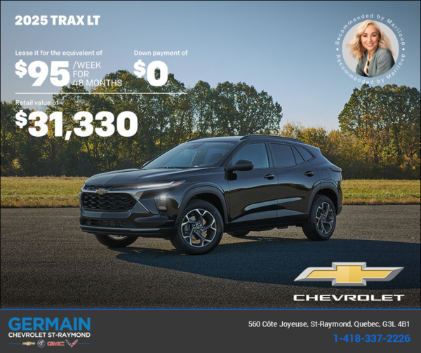 Get the 2025 Chevrolet Trax LT